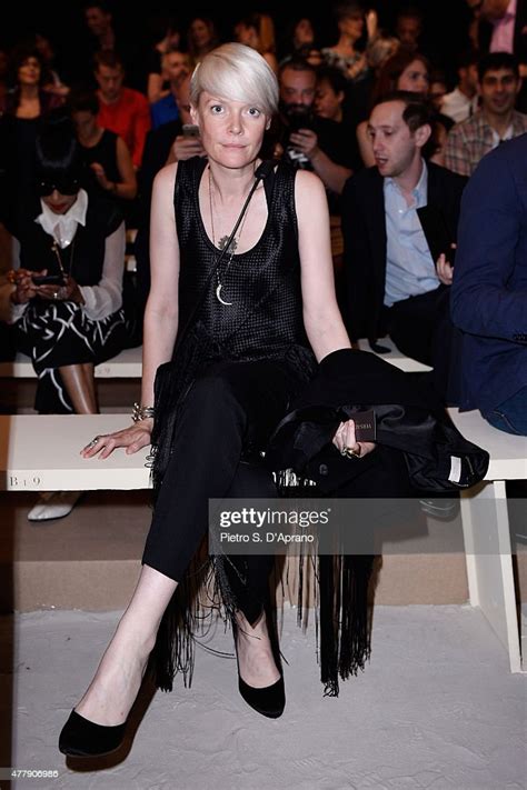 kate lanphear gettyimages 2012 versace|Kate Lanphear attends the Versace show during the Milan.